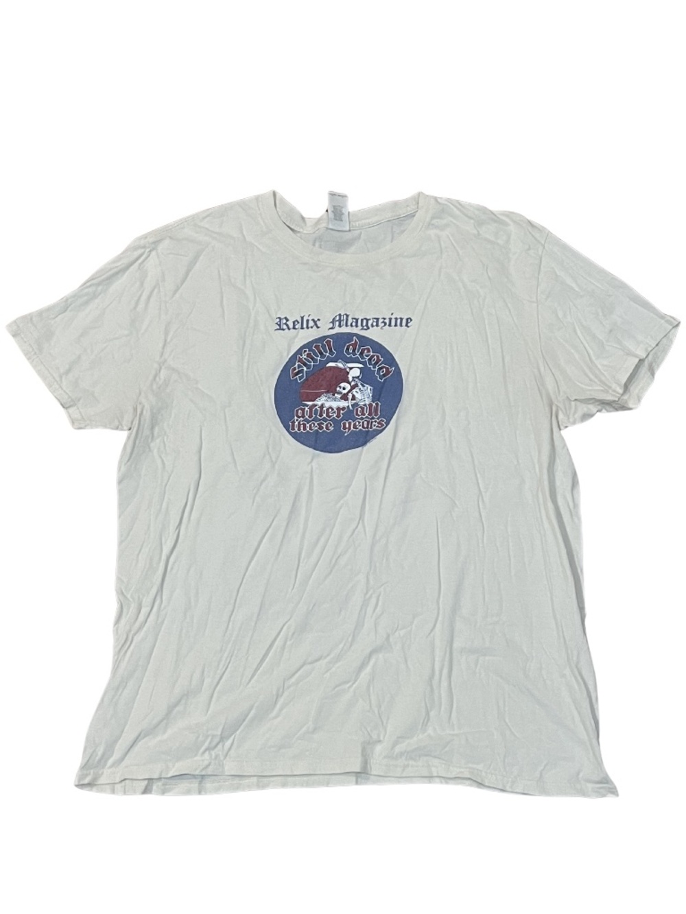 Vintage Y2k Grateful Dead Shakedown Street Relix Magazine Still Dead Band Tee